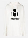 Marly Logo Hoodie White - ISABEL MARANT - BALAAN 2