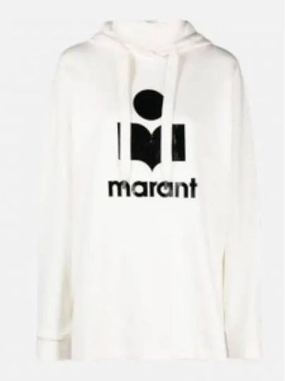 Marly Logo Hoodie White - ISABEL MARANT - BALAAN 2