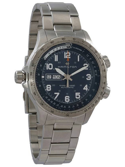 Khaki Aviation Xwind Day Date 45MM Metal Watch Silver - HAMILTON - BALAAN 2