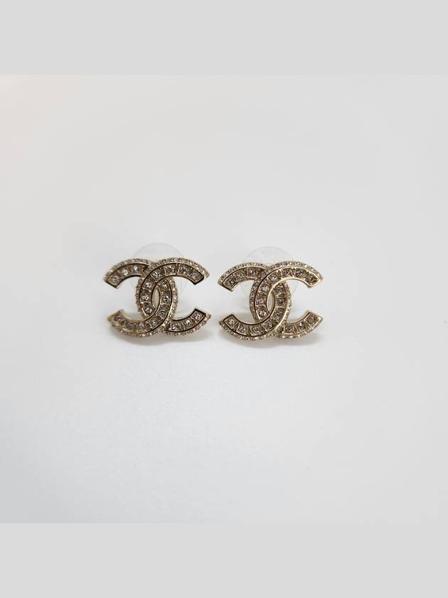 Metal Earrings Diamantes & Gold Crystal - CHANEL - BALAAN 4