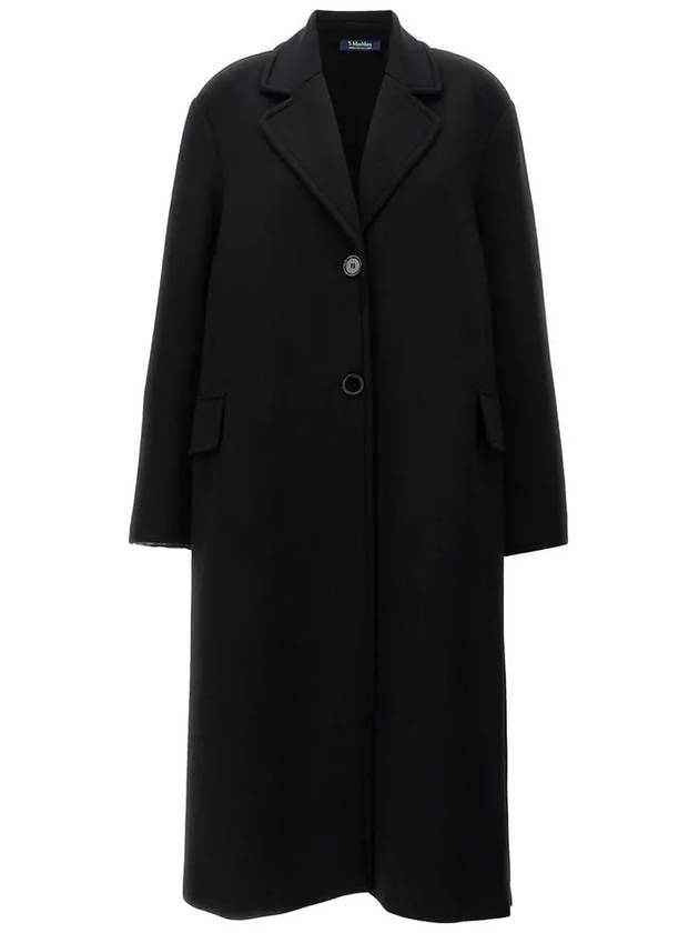 24SS RADICE Jersey Single Coat Black 2419901011 002 - MAX MARA - BALAAN 2