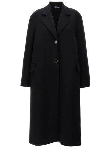 24SS RADICE Jersey Single Coat Black 2419901011 002 - MAX MARA - BALAAN 1