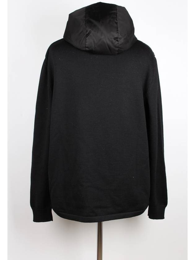 Re nylon gabardine hooded zip up - PRADA - BALAAN 4