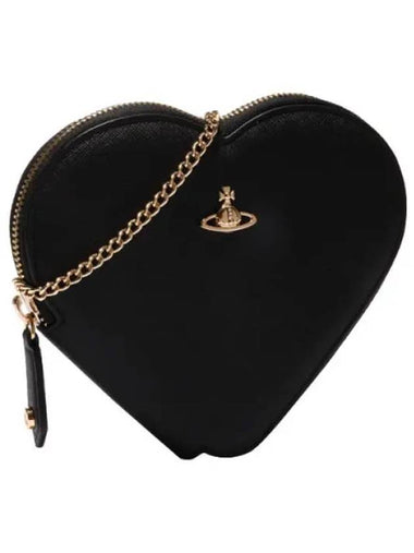 Saffiano New Heart Crossbody Bag - VIVIENNE WESTWOOD - BALAAN 1