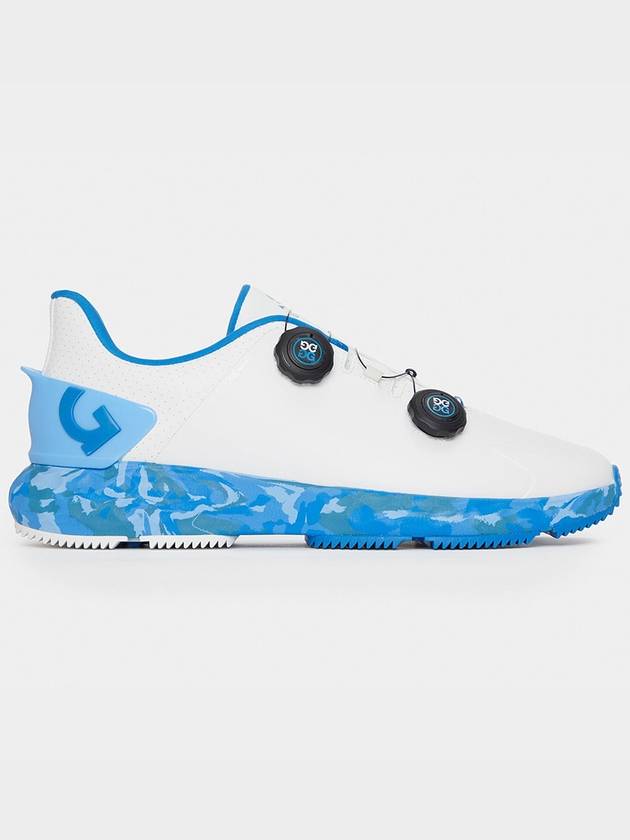 Men's G Drive Perforated TPU Camo Spikeless White Blue - G/FORE - BALAAN 3