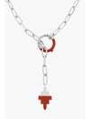 cross chain necklace CMOB030S23MET0017225 - MARCELO BURLON - BALAAN 5