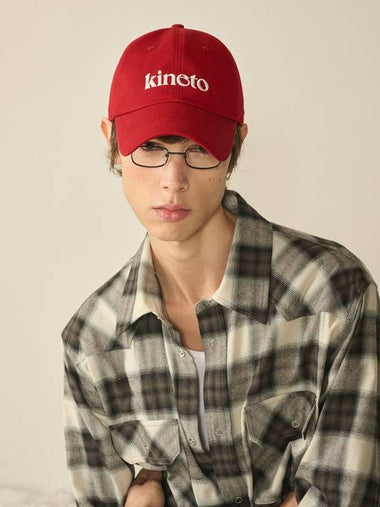 Signature Logo Ball Cap Red - KINETO - BALAAN 1