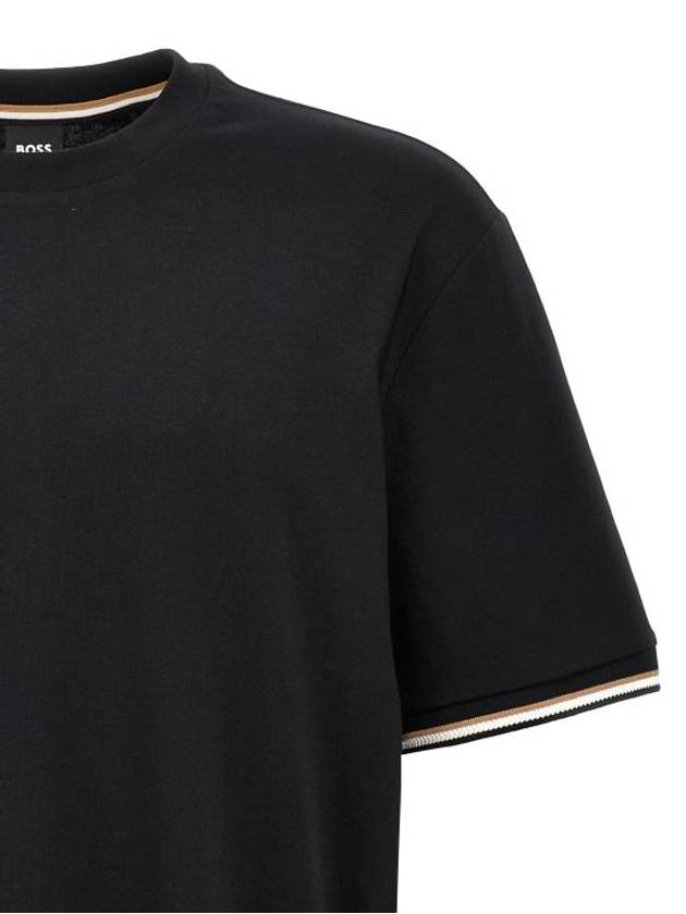 Short Sleeve TShirt Black - HUGO BOSS - BALAAN 4