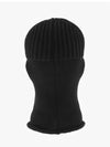 Extra Fine Merino Wool Goggle Balaclava Black - CP COMPANY - BALAAN 4