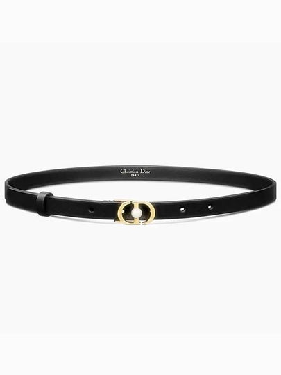 30 Montaigne Jolie 15MM Smooth Calfskin Belt Black - DIOR - BALAAN 2