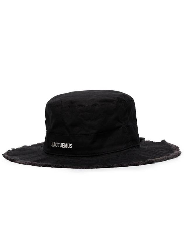 Le Bob Artichaut Bucket Hat Black - JACQUEMUS - BALAAN 3