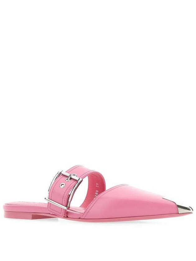 Punk Stud Toe Flat Mules Pink - ALEXANDER MCQUEEN - BALAAN 3