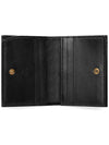 GG Marmont Matelasse Flap Card Wallet Black - GUCCI - BALAAN 4