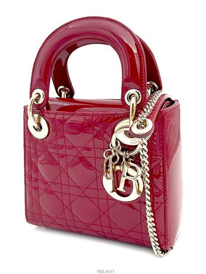 Christian Patent Cannage Lady Bag Mini - DIOR - BALAAN 2