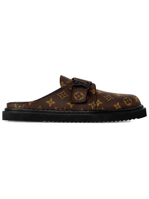 Men s Sandals LV Easy Mule Brown Black Logo - LOUIS VUITTON - BALAAN 1