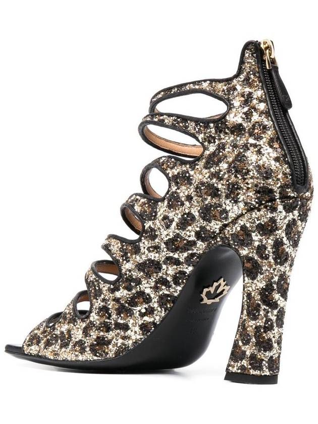 leopard sandal heel - DSQUARED2 - BALAAN 4