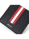 Trasai Vertical Logo Wallet Black - BALLY - BALAAN 6