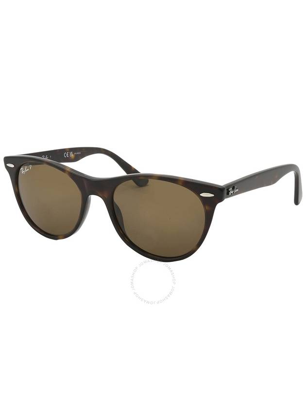 Ray Ban Wayfarer II Classic Polarized Brown Phantos Unisex Sunglasses RB2185 902/57 52 - RAY-BAN - BALAAN 2