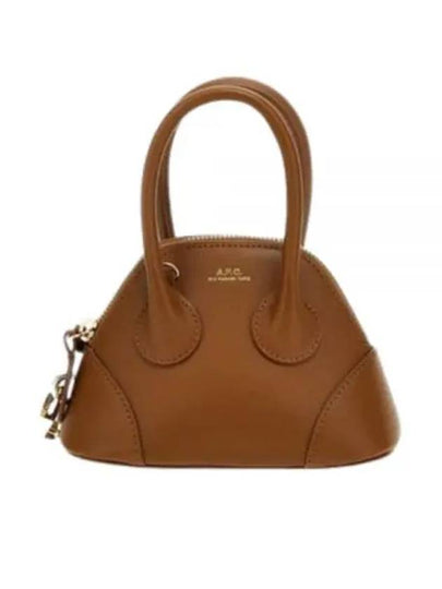 Women's Emma Mini Leather Tote Bag Brown - A.P.C. - BALAAN 2