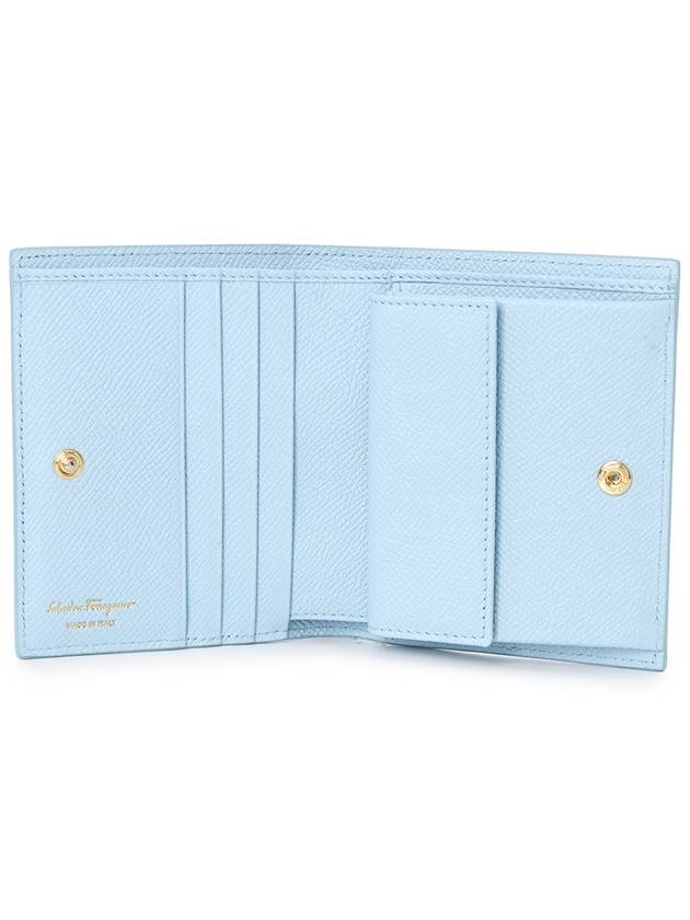 Ferragamo Gancini Women s Bicycle Wallet 22 D780 SKY BLUE 0774982 - SALVATORE FERRAGAMO - BALAAN 4