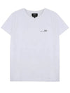 Item Logo Crew Neck Short Sleeve T-Shirt White - A.P.C. - BALAAN 2