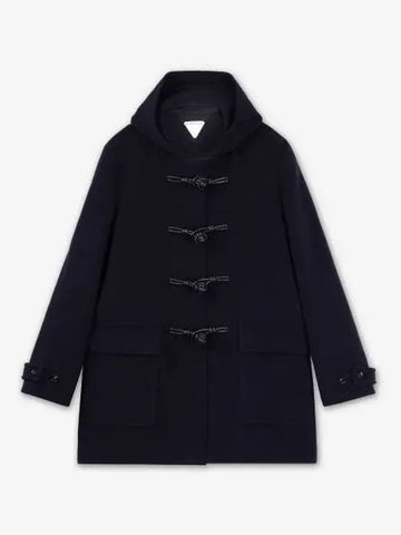 Chevron duffel coat navy 792954V4BQ04003 - BOTTEGA VENETA - BALAAN 1