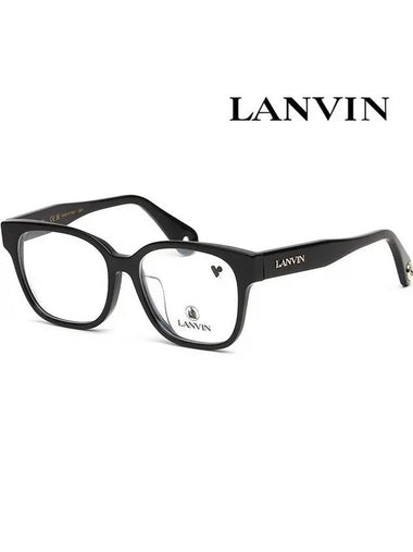 Glasses frame LNV2650LB 001 black Asian fit horn rim square - LANVIN - BALAAN 1