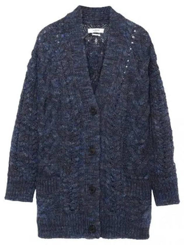 Rose Wally cable knit cardigan - ISABEL MARANT - BALAAN 1