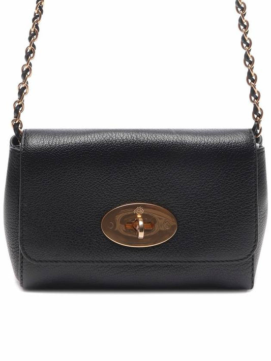 Lily Small Shoulder Bag Black - MULBERRY - BALAAN 2