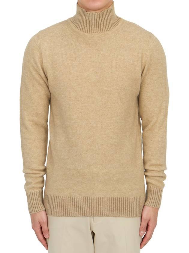 Men's Violet Turtleneck Beige - RVR LARDINI - BALAAN 1