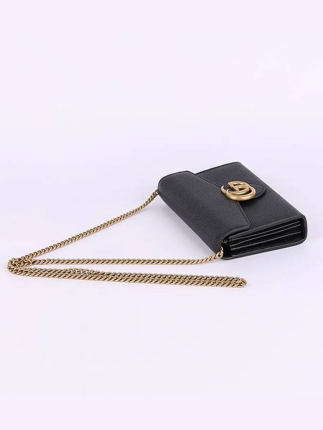 Mini GG Marmont Cross Bag Black - GUCCI - BALAAN 4