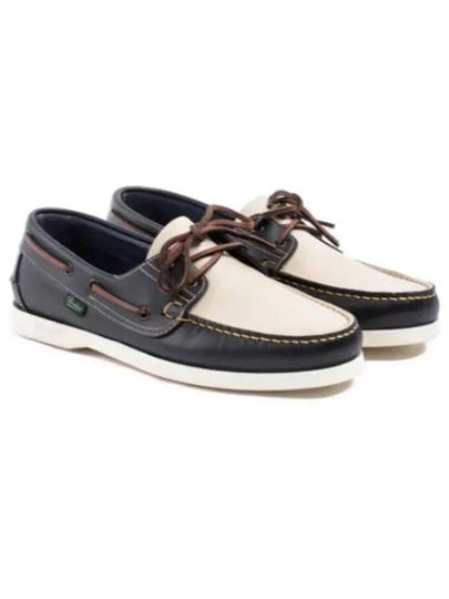 Bath Suede Boat Shoes Black - PARABOOT - BALAAN 2