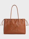 Triomphe Cabas Drawstring Smooth Calfskin Shoulder Bag Tan - CELINE - BALAAN 2