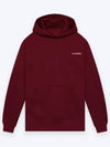 Fideli brushed hooded sweatshirt burgundy - SUPENER - BALAAN 3