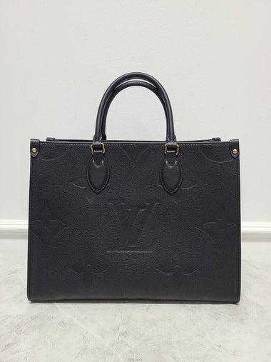 Used luxury goods Louis It MM Black Monogram Empreinte On the Go Tote Shoulder Bag - LOUIS VUITTON - BALAAN 1