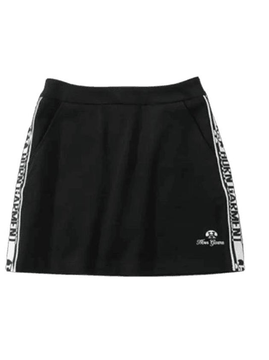 Women's Golf Over Mini Skirt Black - HORN GARMENT - BALAAN 1