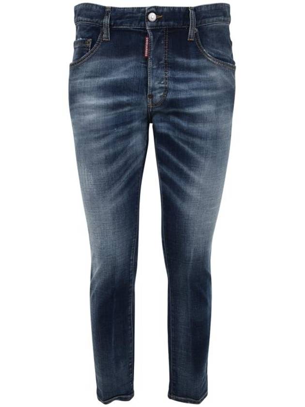 Wash Skater Jeans Navy Blue - DSQUARED2 - BALAAN 1