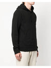 Signature Logo Patch Hoodie Black - STONE ISLAND - BALAAN 4