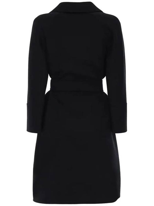 ARONA Belted Wool Coat Black 90160129 013 - MAX MARA - BALAAN 2