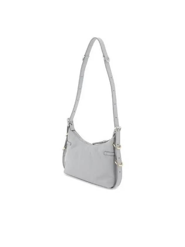 Voyou Small Leather Shoulder Bag Grey - GIVENCHY - BALAAN 4