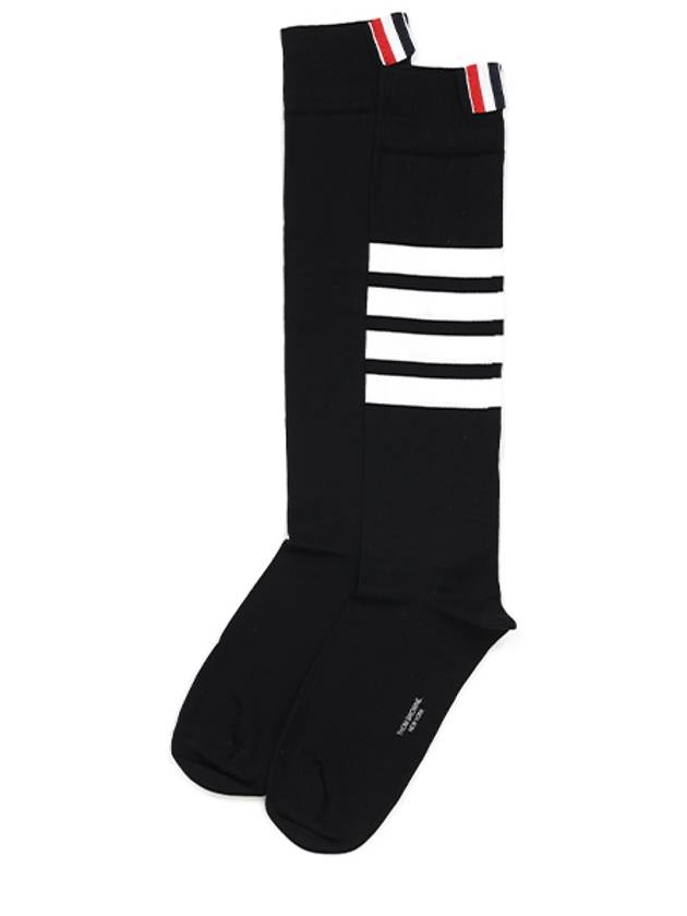 4 Bar Stripe Socks Black - THOM BROWNE - BALAAN 2