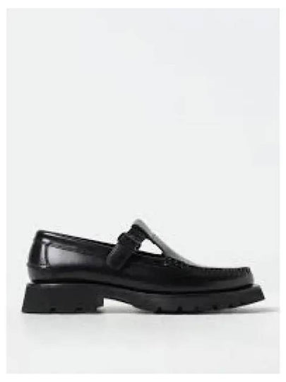 Albu T-Bar Leather Loafer Black - HEREU - BALAAN 2