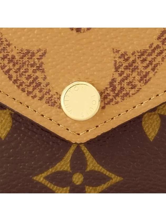 Monogram Zoe Half Wallet Brown - LOUIS VUITTON - BALAAN 6