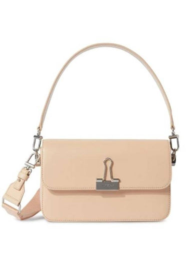 Binder Medium Shoulder Bag Pink - OFF WHITE - BALAAN 1