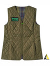 Betty Reversible Diamond Quilting Vest Green - BARBOUR - BALAAN 2