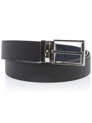 Reversible Cutting Belt Black Indigo - MONTBLANC - BALAAN 1