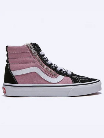 Skate High Reissue Side Zip Purple Black VN0007NZPCA1 - VANS - BALAAN 1