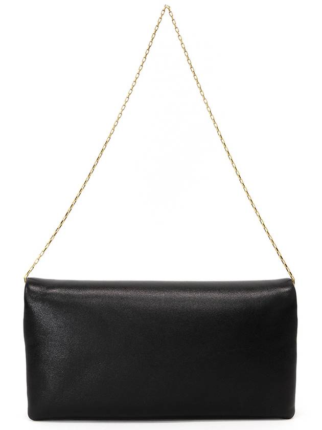 Calypso Lambskin Mini Shoulder Bag Black - SAINT LAURENT - BALAAN 5