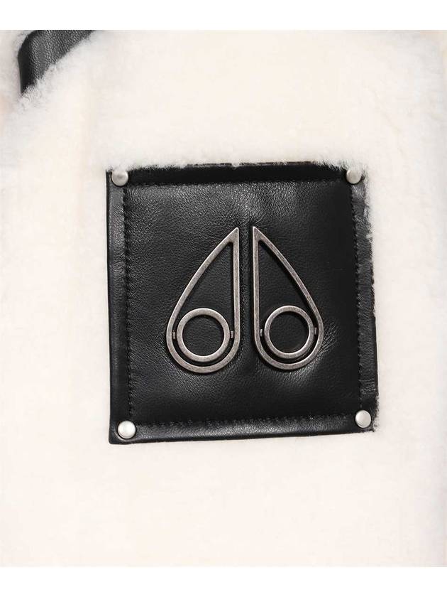 Golden Prairie Shearling Jacket White - MOOSE KNUCKLES - BALAAN 4