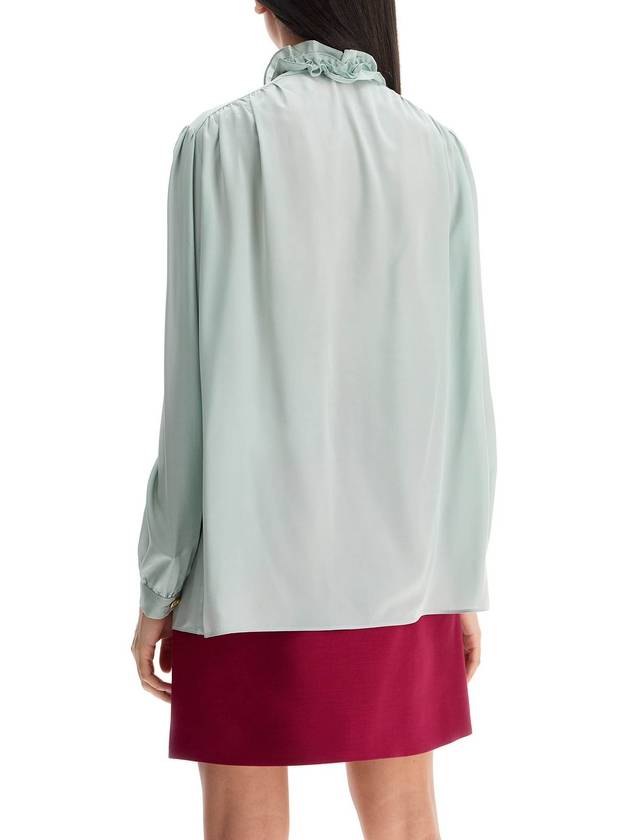 silk blouse with bow detail - VALENTINO - BALAAN 3